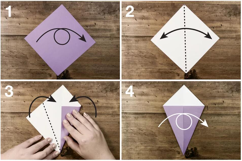 简单纸天鹅折法 天鹅折纸制作