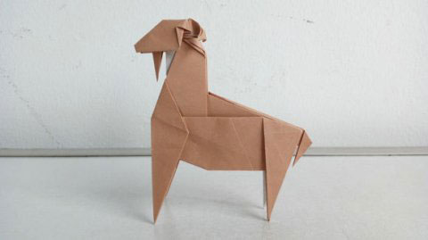 山羊折纸教程分享1