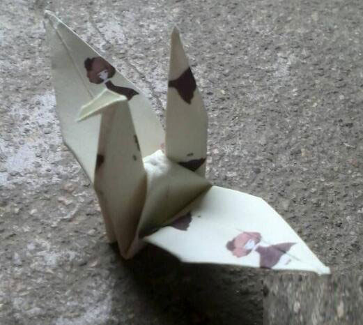 简单小班千纸鹤怎么折法详细步骤图解