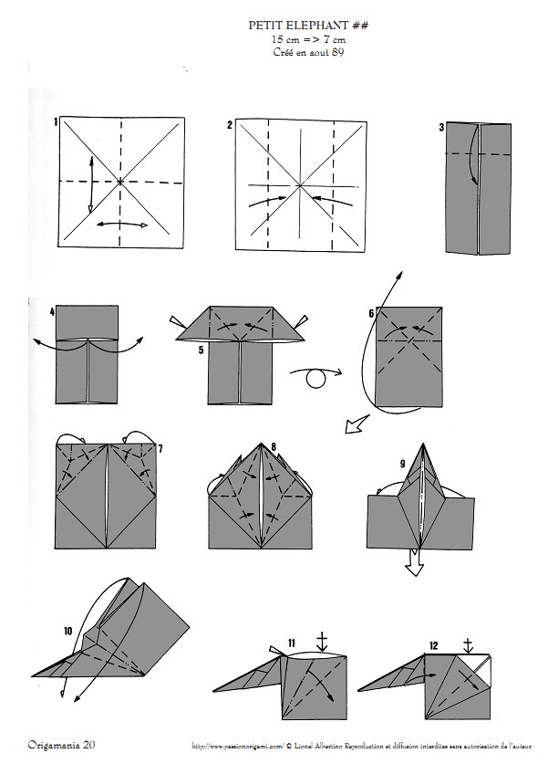 象牛折纸怎么折 象牛折纸步骤图解