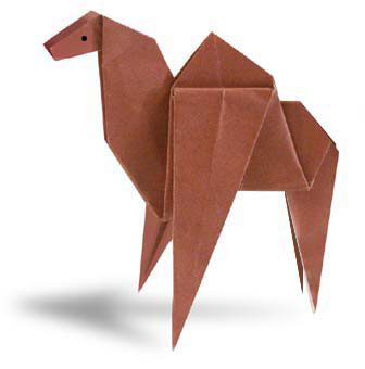 动物折纸 骆驼